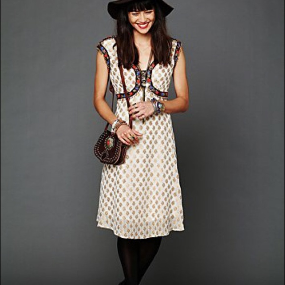 Silk Free People “Caravan Princess” Dress